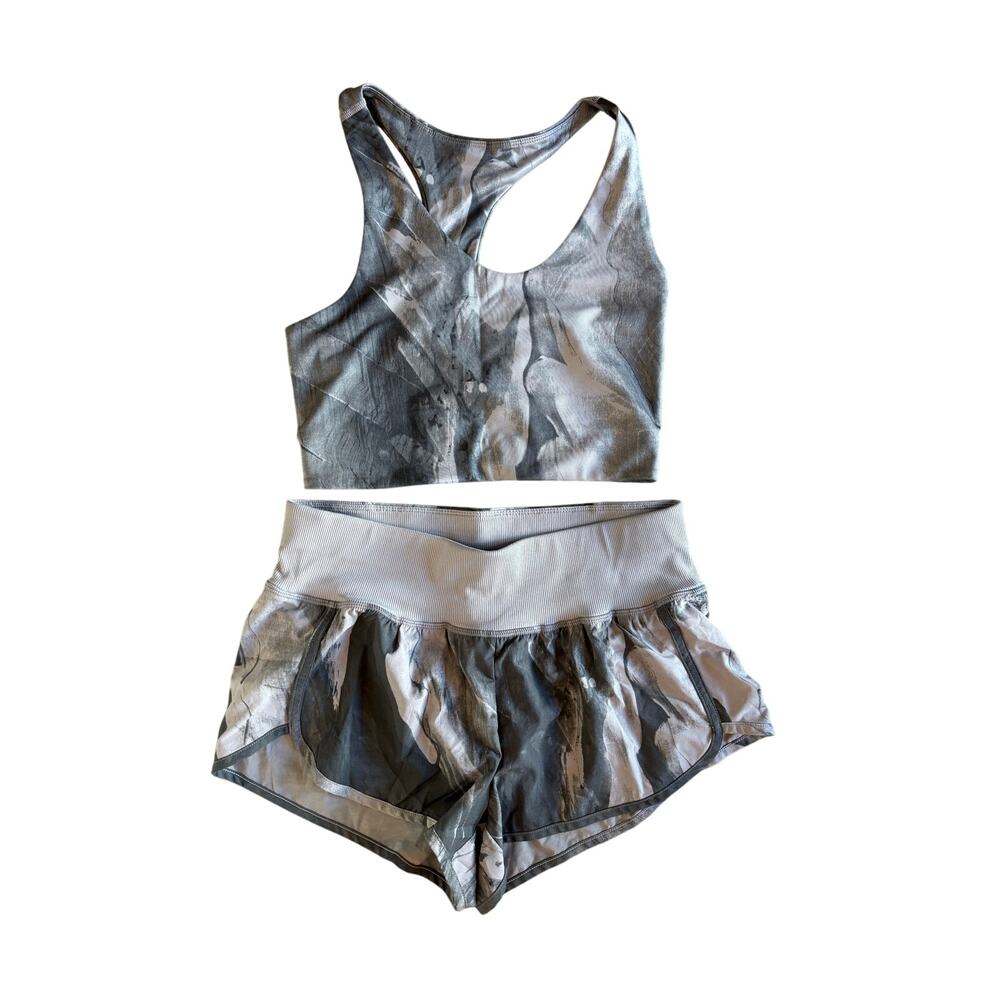Zella matching workout set shorts + top